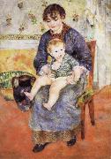 Pierre Renoir Mother and Child Spain oil painting artist
